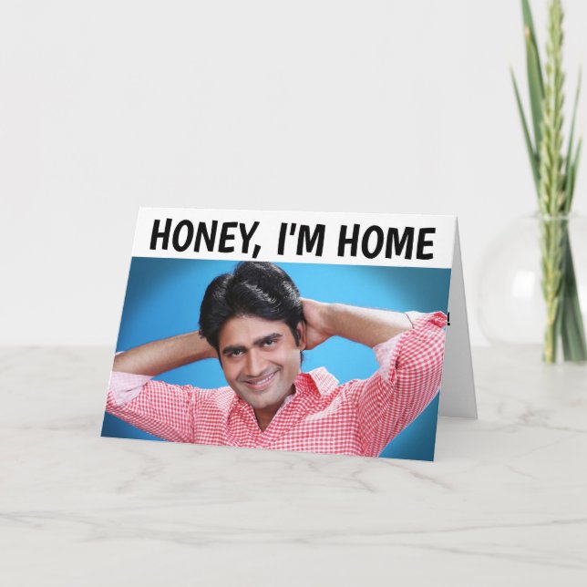 HANDSOME ESPAGNOLE, CARTE D'ANNIVERSAIRE AMUSANTE  (Devant)