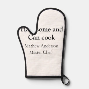 Handsome et peut cuisiner ajouter nom maître chef