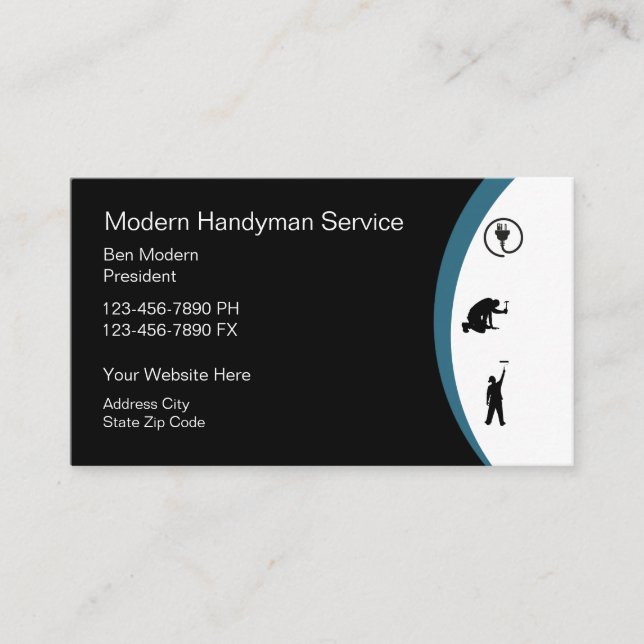 Handyman Carte de visite 4 (Devant)