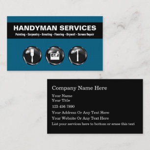 Handyman Carte de visite Cool Design