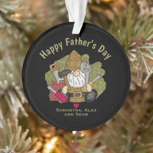 Handyman Garden Gnome customisé et personnalisé