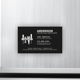 Handyman Réparation à domicile Carte de visite mag