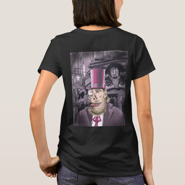 Hanging With Hyde femmes noir T-shirt dos (Dos)