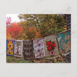 "Hangout" No 2 Carte Postale Vintage Clothesline