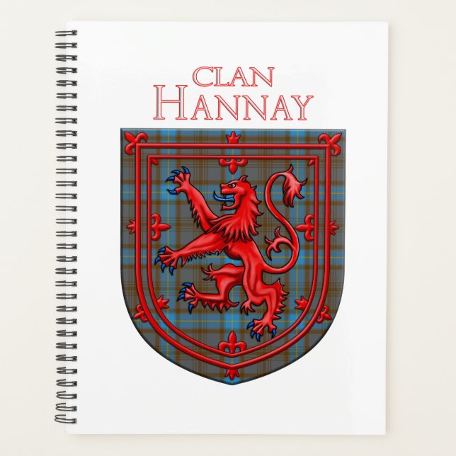 Hannay Tartan Scottish Plaid Lion Rampant (Devant)