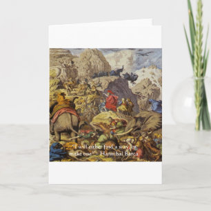 Hannibal Barca & Armée & Cadeaux & Cartes