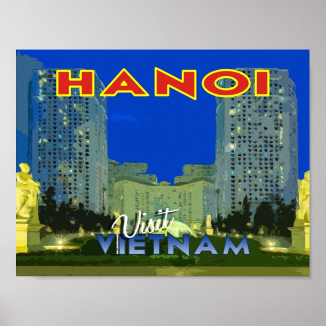 Hanoï, Vietnam, affiche de la série Visit... (Devant)
