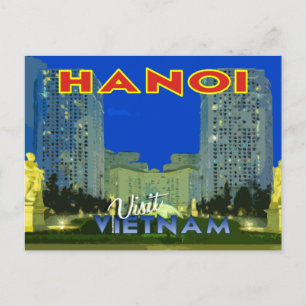 Hanoï, Vietnam, carte postale de la série Visite..