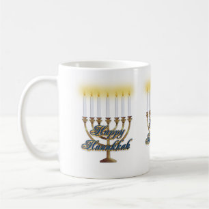 Hanoukka bougies mug menorah