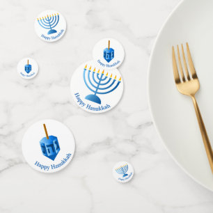 Hanoukka Chanukah Design Table Confetti
