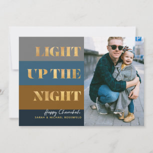 Hanoukka Chanukah Gold Light Up the Night Photo