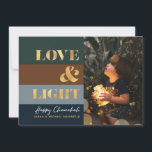 Hanoukka Chanukah Gold Love & Light Photo<br><div class="desc">Notre carte Hanoukka / Chanukah Gold Love & Light Holiday est un moyen élégant et élégant de partager vos souhaits Hanoukka / Chanukah avec vos amis, votre famille et vos clients! Avec espace pour vous de personnaliser avec votre nom et votre photo. Enquêtes? envoyez-nous un message ou envoyez un courriel...</div>