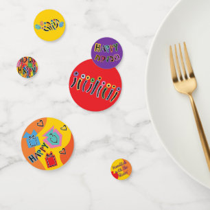 Hanoukka Happy Table Confetti