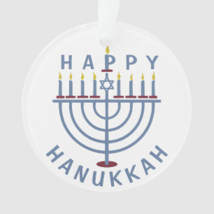 Hanoukka heureux Menorah