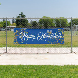 Hanoukka joyeux, bannière extérieure