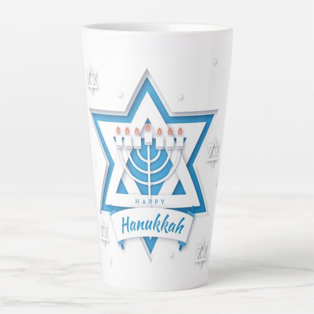 Hanoukka Latte Mug (Devant)