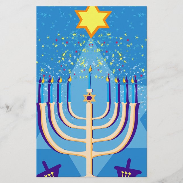 hanoukka menorah (Devant)