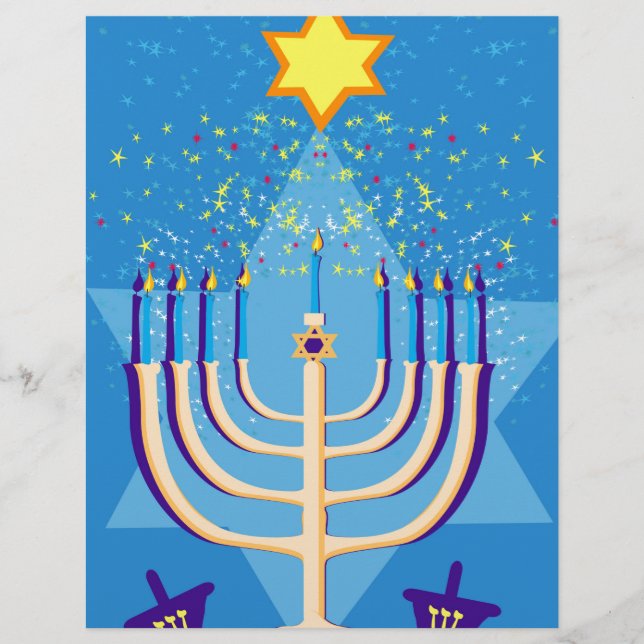 hanoukka menorah (Devant)