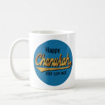 Hanoukka Mug "Happy Chanukah EST 139 BCE"<br><div class="desc">Hanoukka Mug "Happy Chanukah EST 139 BCE" Chanukah Mug. Personnalisez en supprimant, "Happy" "EST 139 BCE" Nous vous aimons, maman! Becky & Jacob", puis choisissez votre style de police préféré, taille, couleur et libellé pour personnaliser votre tasse! Créez un cadeau simple en ajoutant quelques bonbons à la tasse, enveloppez-le de...</div>