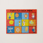 Hanoukka Puzzle pour enfants personnalisé<br><div class="desc">Mettons-nous dans l'ambiance festive avec un puzzle Hanoukka personnalisé juste pour les enfants. Super idée cadeau !</div>
