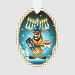 Hanoukka Reindeer célèbre Chrismukkah