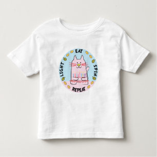 Hanoukka Toddler Jersey T-Shirt Spin Répétition