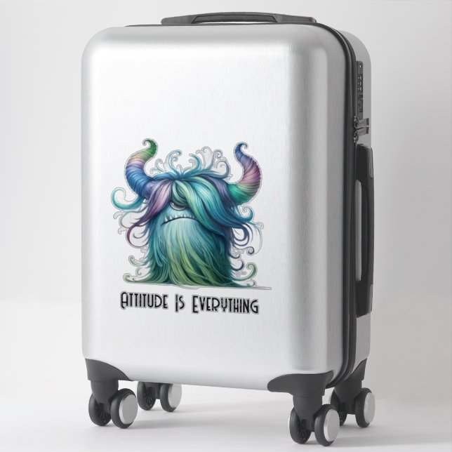 Hans - Sticker Monstre à un oeil (Sur valise)