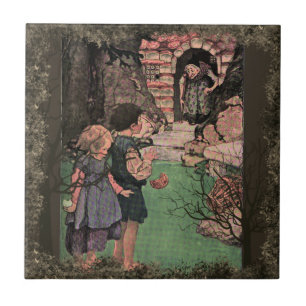 Hansel et Gretel dans la forêt Carreaux en céram