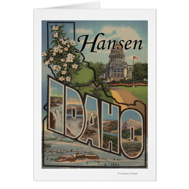Hansen, IdahoGrandes lettres ScènesHansen, ID (Devant)