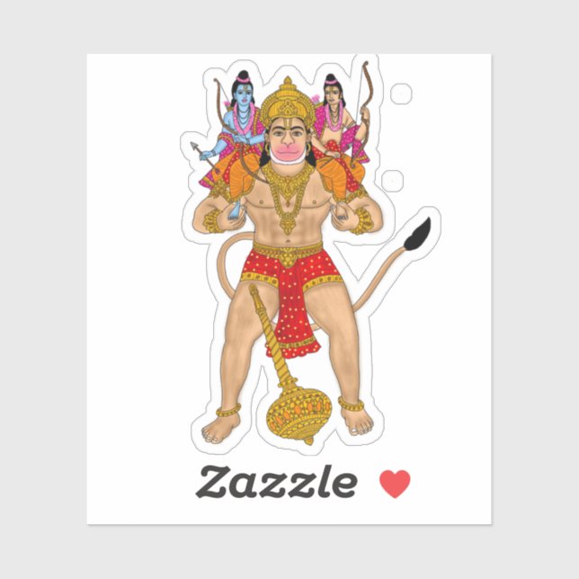 Hanuman Sticker (Feuille)