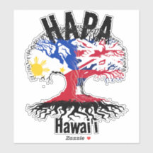 HAPA PHILIPPINES HAWAII ROOTS STICKER