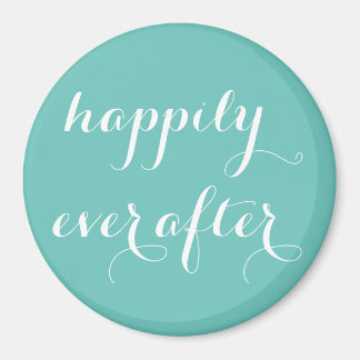 Happily Ever After Round Magnet