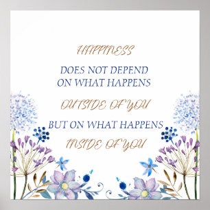 Happiness Feel Good Verse Poster