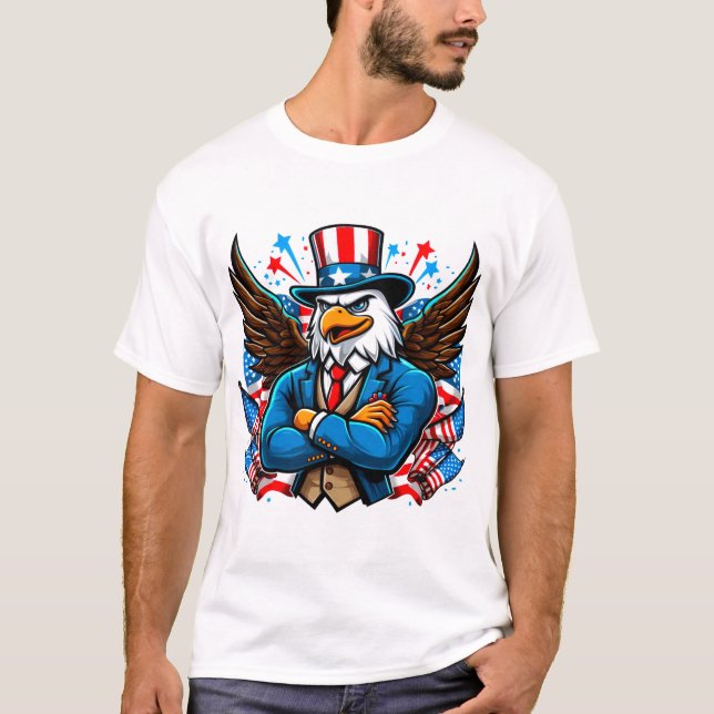 Happy 4 JUILLET T-shirt (Devant)