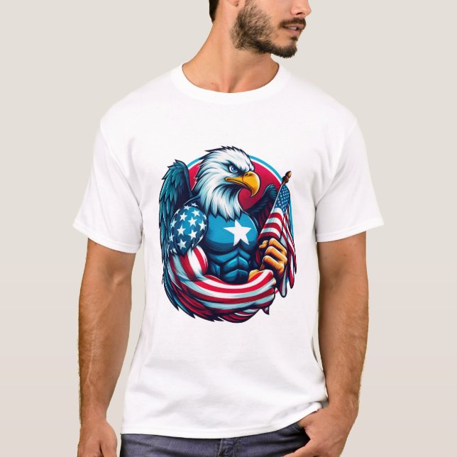 Happy 4 JUILLET T-shirt (Devant)