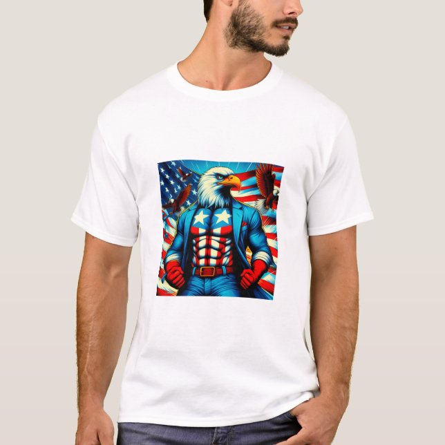 Happy 4 JUILLET T-shirt (Devant)
