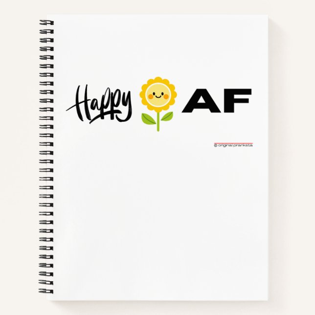 Happy AF - Carnet (Devant)