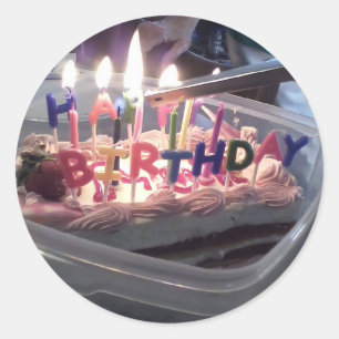 Happy Anniversaire autocollant