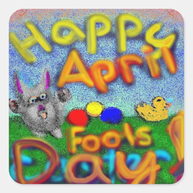 Happy April Fools Day stickers (Devant)