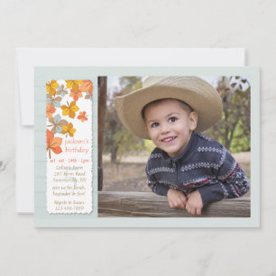 Happy Automne Photo Invitation