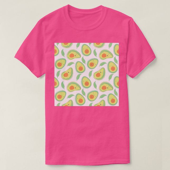 Happy Avocado Motif Classic TShirt (Design devant)