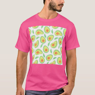 Happy Avocado Motif Classic TShirt