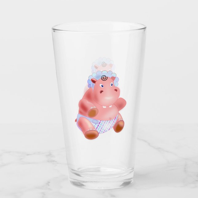 Happy Baby Hippo Drôle Verre (Devant)