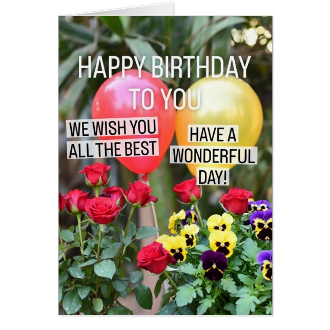 Happy Birthday (Devant)