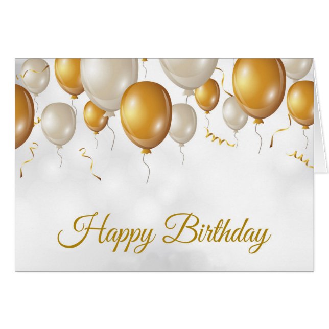 Happy Birthday (Devant horizontal)