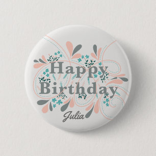 Happy Birthday badge personnalisable