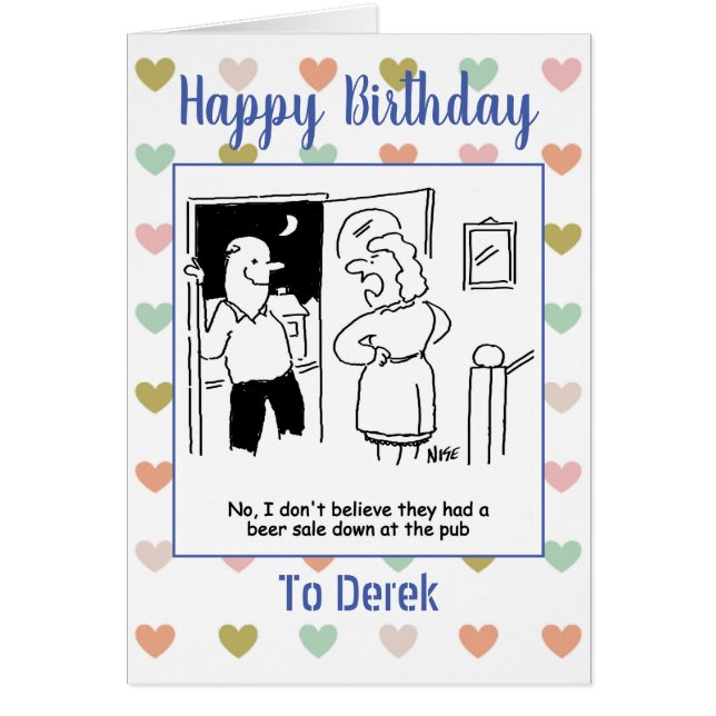 Happy Birthday Beer Drinker (Devant)