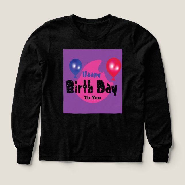 Happy Birthday – Colorful Celebration Party Design (Motif recto)