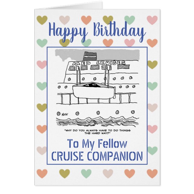 Happy Birthday Cruise Companion (Devant)