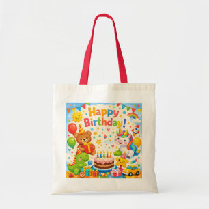 Happy Birthday Kids Party Tote Bag